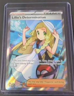 Pokemon TCG Mega Evolution Lillie’s Determination Full Art Trainer Card 169/132 - Image 1
