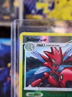 Pokemon Scizor #25/100 Stormfront Reverse Holo English Card - Image 3