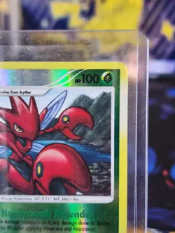 Pokemon Scizor #25/100 Stormfront Reverse Holo English Card - Image 4