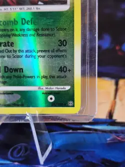 Pokemon Scizor #25/100 Stormfront Reverse Holo English Card - Image 5