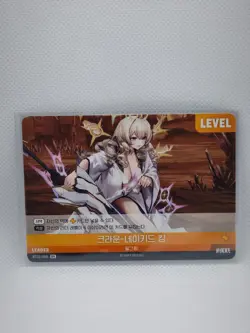 NIKKE Nivel Arena - Crown BT02-055 Leader Card KR MINT - Waifu - Image 2
