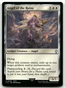 Angel of the Ruins #229 (NM) Final Fantasy FIC Magic MTG - Image 1