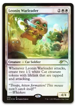 Leonin Warleader #22 (Foil) (NM) Secret Lair Drop SLD Magic MTG - Image 1