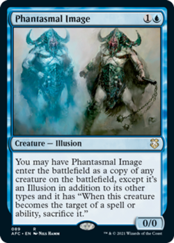 NM-Mint, English MTG Regular Phantasmal Image Commander: Adventures in the Forgo - Image 1