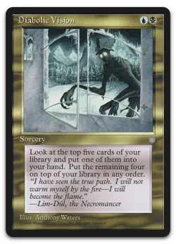 Diabolic Vision (LP) Ice Age ICE Magic MTG - Image 1