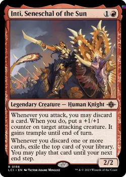 Inti, Seneschal of the Sun [LCI - 156] - NM [Foil] TCG MTG - Image 1