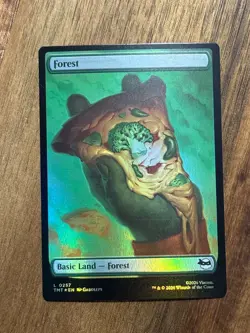 Forest (0257) 0257 Land Teenage Mutant Ninja Turtles Foil Near Mint - Image 1