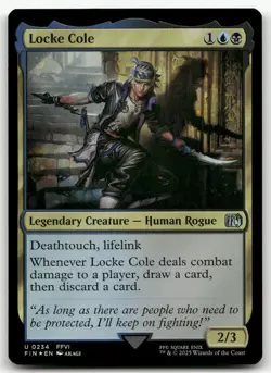 Locke Cole #234 (Foil) (NM) Final Fantasy FIN Magic MTG - Image 1