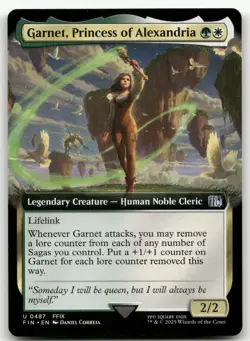 Garnet, Princess of Alexandria (Extended Art) #487 NM Final Fantasy Magic MTG - Image 1