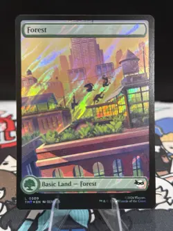 MTG: TMNT - Forest (0309) (Surge Foil) L - Image 1