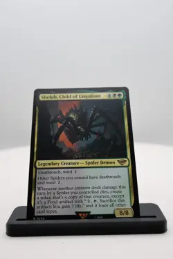 1x Shelob, Child of Ungoliant NM R LOTR Tales of Middle-earth (LTR) MTG Magic - Image 1