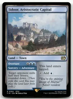 Jidoor, Aristocratic Capital #284 (NM) Final Fantasy FIN Magic MTG - Image 1
