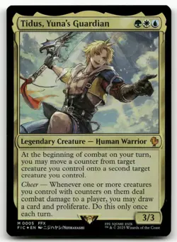 Tidus, Yuna's Guardian #5 (Foil) (NM) Final Fantasy FIC Magic MTG - Image 1
