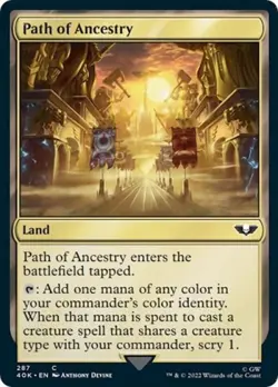 Path of Ancestry - Near Mint MTG Universes Beyond: Warhammer 40K - Image 1