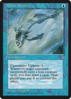 Mystic Remora #87 (MP) Ice Age ICE Magic MTG - Image 1