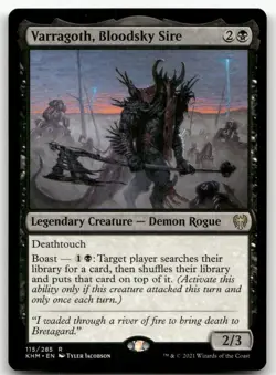 Varragoth, Bloodsky Sire #115 (NM) Kaldheim KHM Magic MTG - Image 1