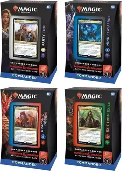 COMMANDER LEGENDS: BATTLE BALDUR'S GATE DECK Set of 4 MtG Sealed Case Flayarrrs - Image 1