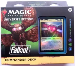COMMANDER DECK ~ FALLOUT MtG Universes Beyond Set sealed box of 4 collector pack - Image 3