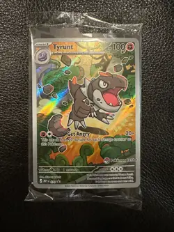 Pokemon - Tyrunt 070 Pokemon Center Stamp Black Star Promo SEALED - Image 1