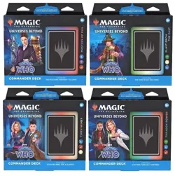 COMMANDER DECK ~ DOCTOR WHO Set of 4 Mtg sealed box Dr Masters Evil Timey Whimy - Image 1