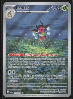 LEDIAN 144/142 ILLUSTRATION RARE STELLAR CROWN POKEMON NM/M - Image 1