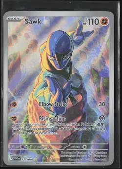 SAWK 130/086 ILLUSTRATION RARE WHITE FLARE POKEMON NM/M - Image 1