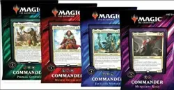 COMMANDER 2019 DECK Set of 4 MtG Sealed Case Merciless Rage Primal Genesis - Image 1