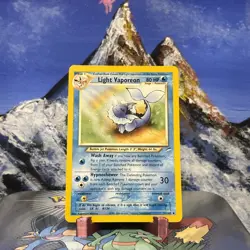 Light Vaporeon - 52/105 Pokemon Neo Destiny - Regular HP / Damaged - Image 1