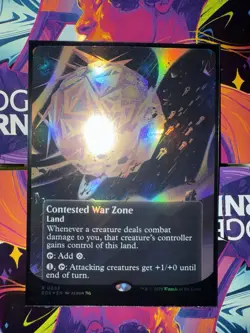 Contested War Zone *FOIL* (0053) (Borderless) R Edge Of Eternities Magic MTG - Image 1