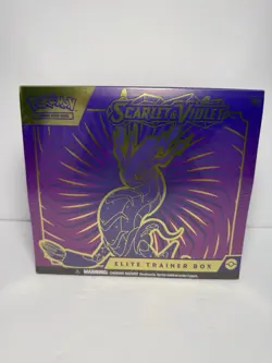 Pokemon TCG Scarlet and Violet Base Set Elite Trainer Box ETB Miraidon - Image 1
