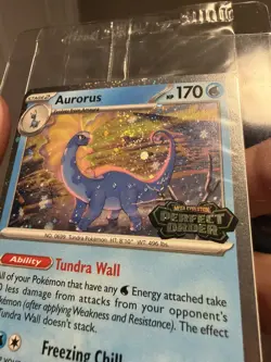 Aurorus 024 SWIRL + Luxray 028 Cosmo SEALED Pokemon Perfect Order Stamped Promo - Image 3