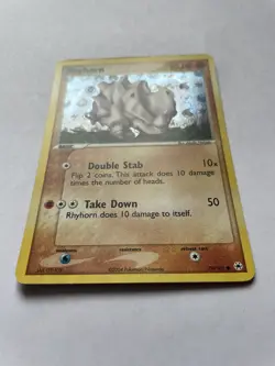 Rhyhorn 70/101 LP Reverse Holo Common EX Hidden Legends 2004 Pokemon TCG - Image 2