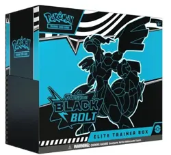 Pokemon TCG S&V Black Bolt Pokemon Center ETB Elite Trainer Box - Sealed - Image 1