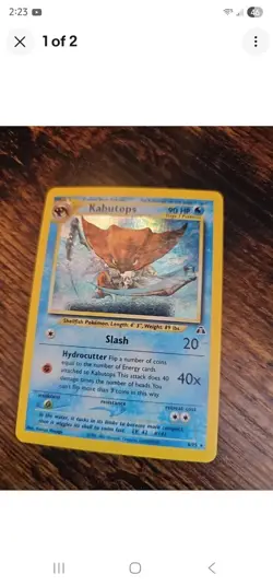 Pokemon TCG Mewtwo EX And Kabutops Neo Discovery - Image 3
