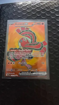 Pokemon ORICORIO EX 110/094 - Phantasmal Flames - ULTRA RARE FULL ART - MINT - Image 1