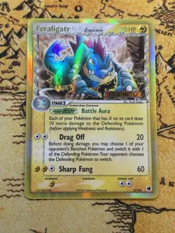 Pokemon Feraligatr (Delta Species) 2/101 Dragon Frontiers Reverse Holo MP - Image 1