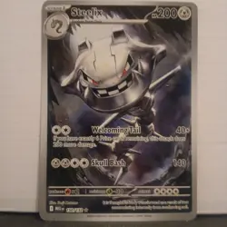 Steelix Pokemon 150/132 Full Art Illustration Rare Holo Mega Evolution - Image 2