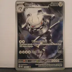 Steelix Pokemon 150/132 Full Art Illustration Rare Holo Mega Evolution - Image 3
