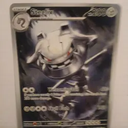 Steelix Pokemon 150/132 Full Art Illustration Rare Holo Mega Evolution - Image 5