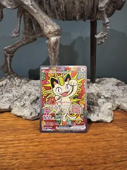 Pokemon TCG Meowth 121/088 SIR Perfect Order Pack Fresh NM - Image 1