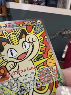 Pokemon TCG Meowth 121/088 SIR Perfect Order Pack Fresh NM - Image 3