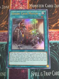 Yu-Gi-Oh! TCG Gouki Cage Match DUPO-EN024 Ultra Rare 1st Edition Near Mint - Image 1