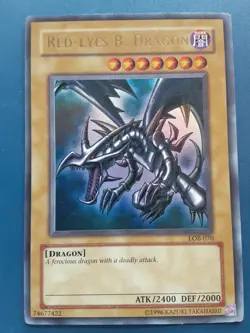 Red-Eyes B. Dragon LOB-070 The Legend of Blue Eyes White Dragon Unlimited - Image 2