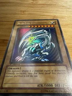 Yu-Gi-Oh Blue-Eyes SDK-001 & Dark Magician SDY-006 1st Ed LP Lot - Image 3