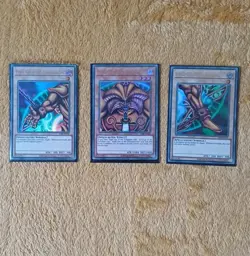 Yugioh Exodia The Forbidden One LOB-EN121 LOB-EN122 LOB-EN124 25th Anniversary - Image 1