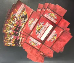 YUGIOH VINTAGE 5D'S CRIMSON CRISIS PROMO DECK BOX LOT OF 6 UNMADE NEW - Image 1