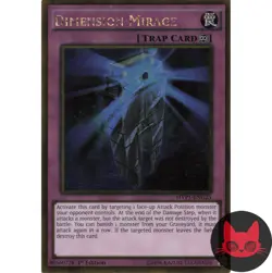 Yugioh Dimension Mirage MVP1-ENG25 Gold Rare 1st Edition NM - Image 1