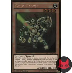 Yugioh Gold Gadget MVP1-ENG18 Gold Rare 1st Edition NM - Image 1