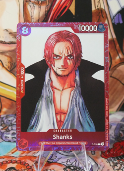 One Piece Shanks Prem. FILM RED Coll. PR One Piece Promotion Cards #P-016 NM - Image 1