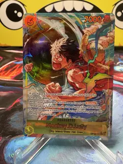 Monkey D. Luffy (Alt Art) OP15-119 SEC Adventure on KAMI's Island ENGLISH OP15 - Image 1